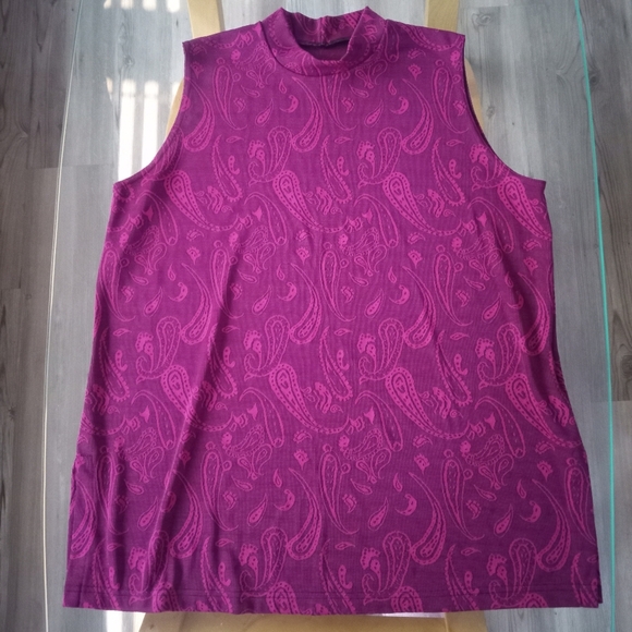 Weekenders Women's Tank Top - Purple Paisley - Picture 1 of 4